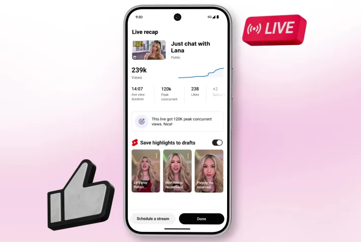Az élő YouTube-streamelés mostantól egyszerűbb és jobban fizet