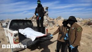 Izrael olyan koporsókat talált, amelyekben a Hamász szerint a gázai