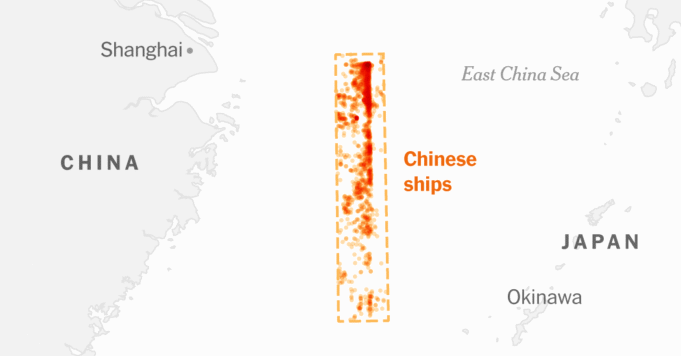 Kínai halászhajók ezrei építenek csendben hatalmas tengeri akadályt | mobilit.hu