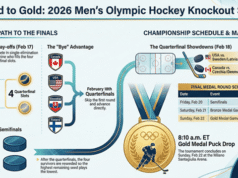 2026. évi téli olimpia férfi jégkorong kieséses szakasza: teljes zárójel, menetrend és nyomtatható anyagok| mobilit.hu