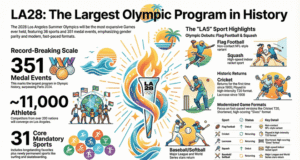 A 2028-as nyári olimpiai játékok sport- és eseménylistája: 36 sportág teljes áttekintése, éremverseny, új kiegészítések és nyomtatható ellenőrzőlista (Los Angeles)| mobilit.hu