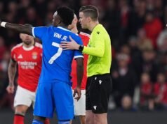 Leállt a Real Madrid–Benfica meccs Vinicius Junior rasszizmus vádja után, Bajnokok Ligája, videó| mobilit.hu