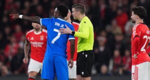 Leállt a Real Madrid–Benfica meccs Vinicius Junior rasszizmus vádja után, Bajnokok Ligája, videó| mobilit.hu