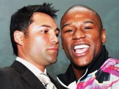 Oscar De La Hoya így reagált Floyd Mayweather visszatérésére a profi bokszba: „Valószínűleg szeretnék egy visszavágót”| mobilit.hu