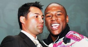 Oscar De La Hoya így reagált Floyd Mayweather visszatérésére a profi bokszba: „Valószínűleg szeretnék egy visszavágót”| mobilit.hu