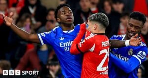 Vinicius Junior szerint „a rasszisták gyávák”, Gianluca Prestiani pedig tagadja az állítólagos visszaélést| mobilit.hu