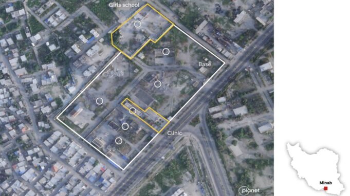 Műholdfelvételek azt mutatják, hogy több épületet is értek egy iráni