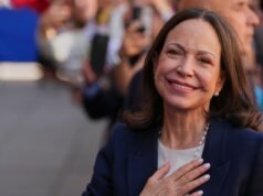 A venezuelai Maria Corina Machado hatalmas tüntetésen vezet Madridban, és tagadja, hogy találkozott volna a spanyol Sanchezzsel.| mobilit.hu